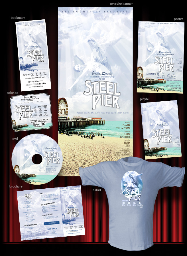 Steel Pier promotional artwork by David Occhino Design